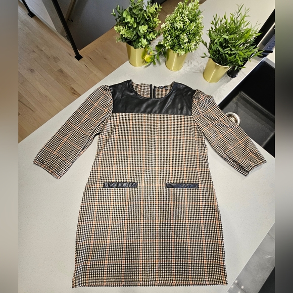 RW&CO XL dress with leather look panel - Picture 2 of 6